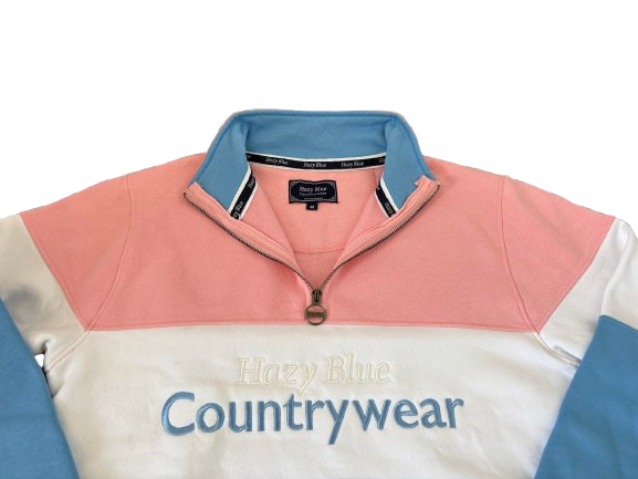 Hazy Blue Countrywear Henley Sweatshirt