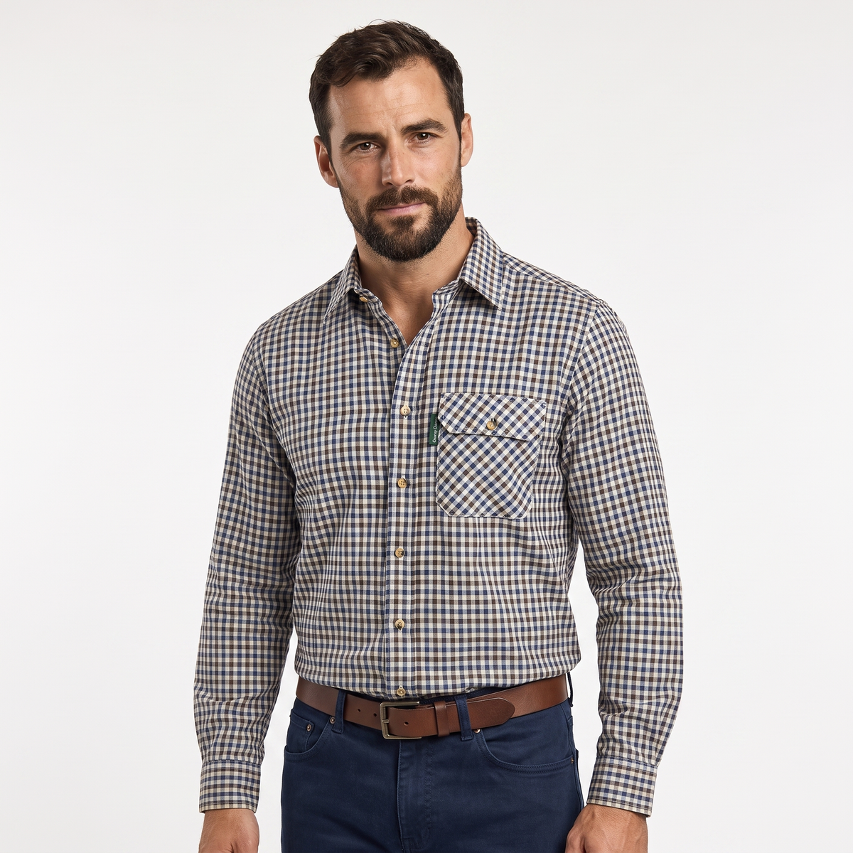 Country Classics Mens Long Sleeve Check Country Shirt - Highclere