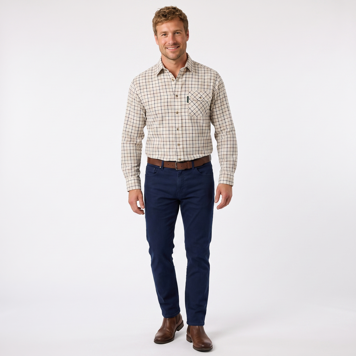 Country Classics Mens Long Sleeve Check Country Shirt - Kelso