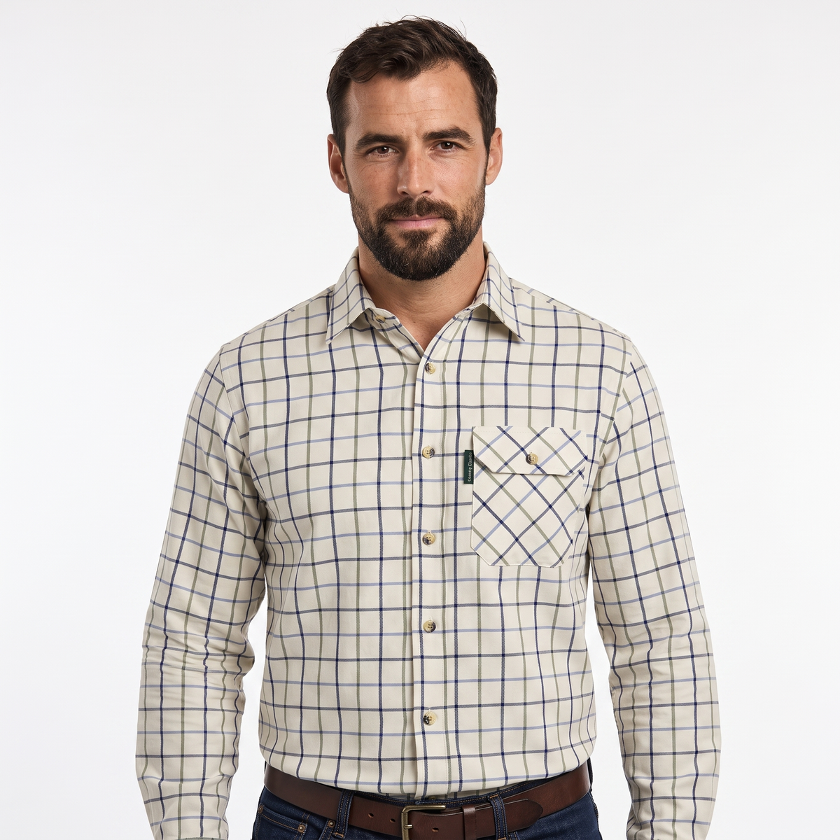 Country Classics Mens Long Sleeve Check Country Shirt - Lingfield