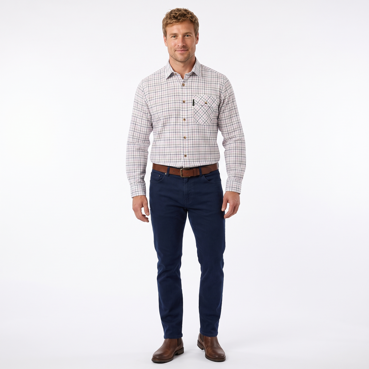 Country Classics Mens Long Sleeve Check Shirt - Hamilton