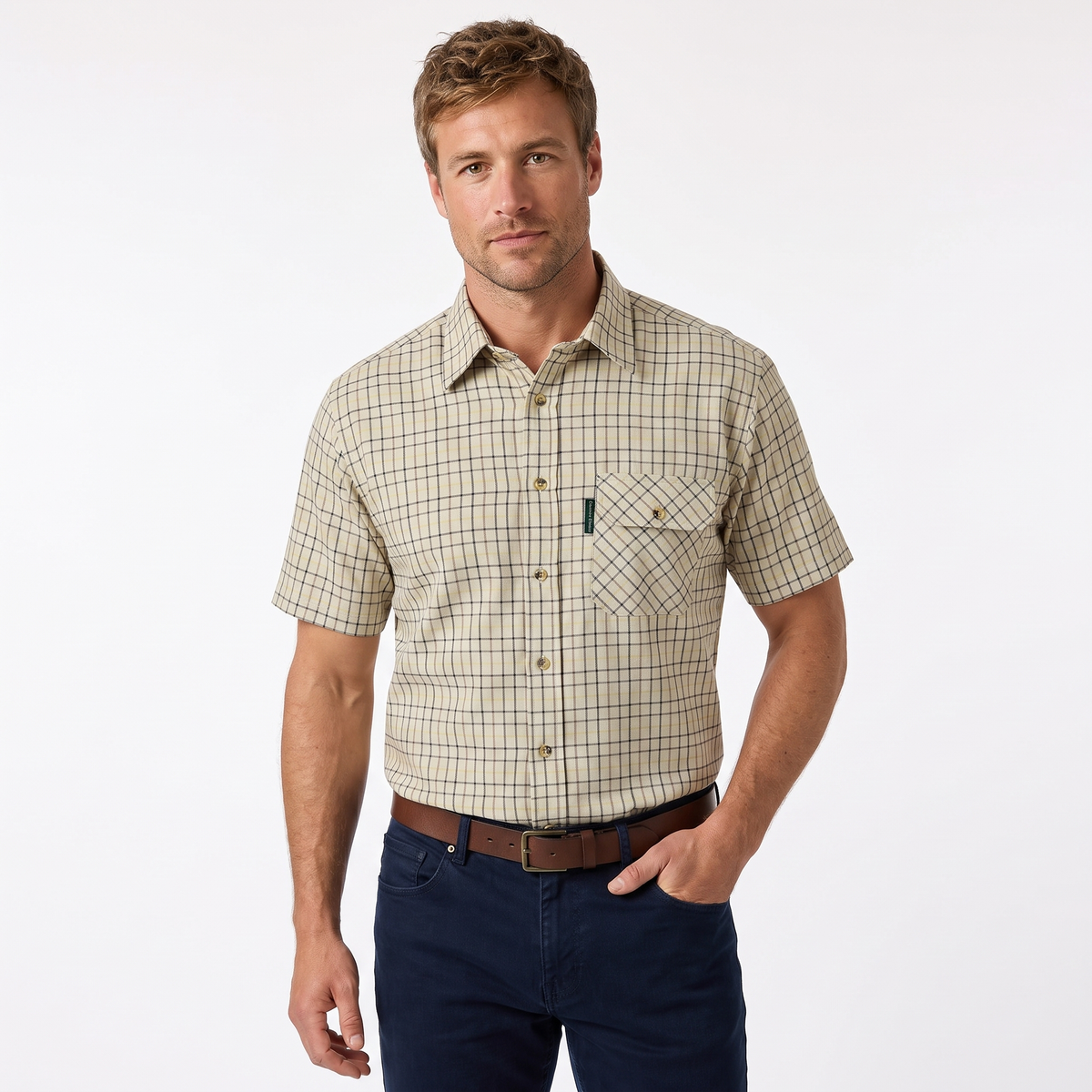 Country Classics Mens Short Sleeve Check Shirt - Balmoral