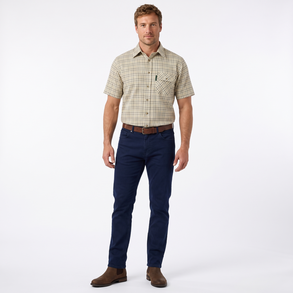 Country Classics Mens Short Sleeve Check Shirt - Balmoral