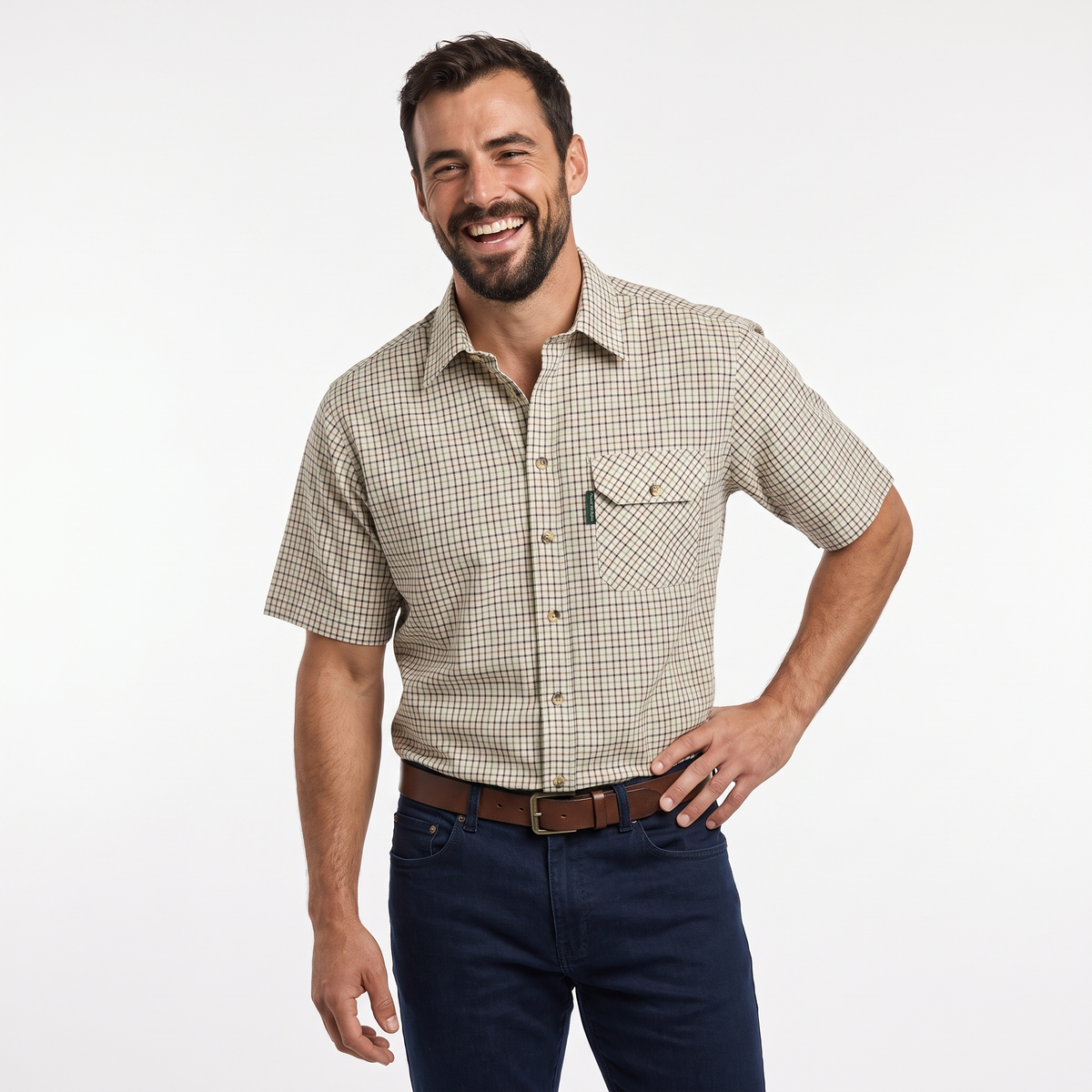 Country Classics Mens Short Sleeve Check Shirt - Epsom