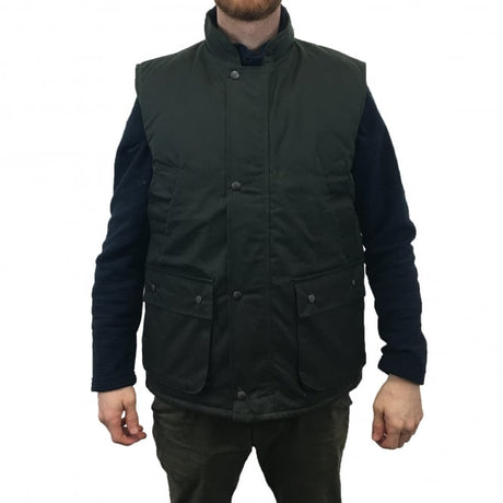 High Mount Mens Wax Quilted Body Warmer - Just £34.99! Shop now at Warwickshire Clothing.