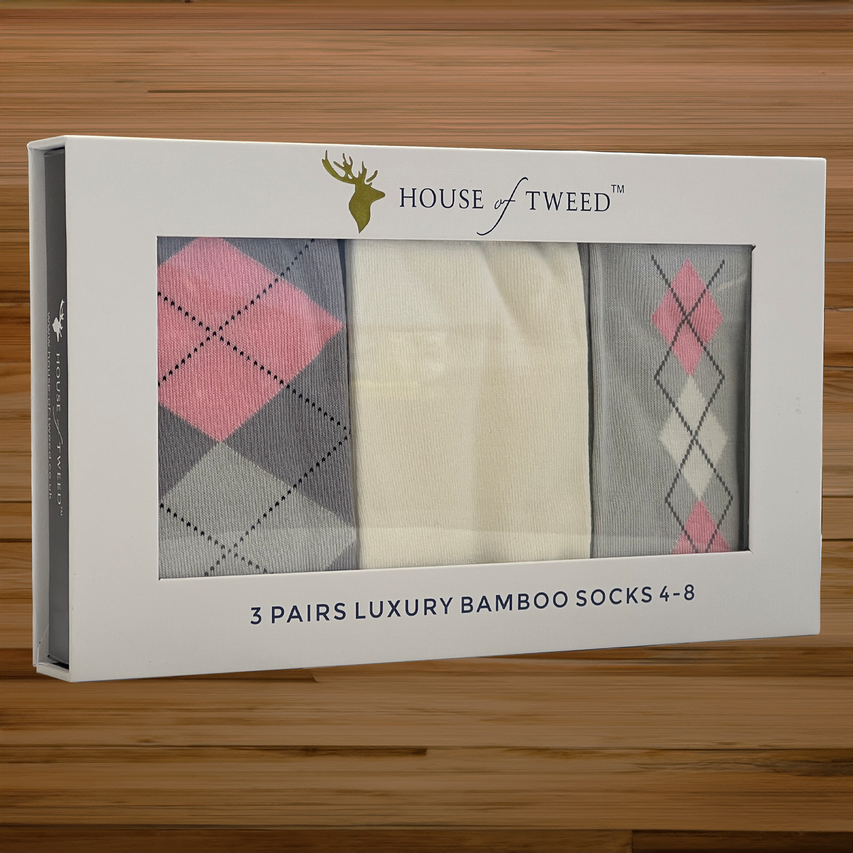 House of Tweed Luxury Womens Bamboo Socks | 3 Pairs - Just £13.99! Shop now at Warwickshire Clothing.