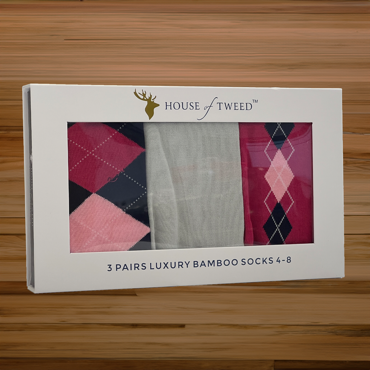 House of Tweed Luxury Womens Bamboo Socks | 3 Pairs - Just £14.99! Shop now at Warwickshire Clothing.