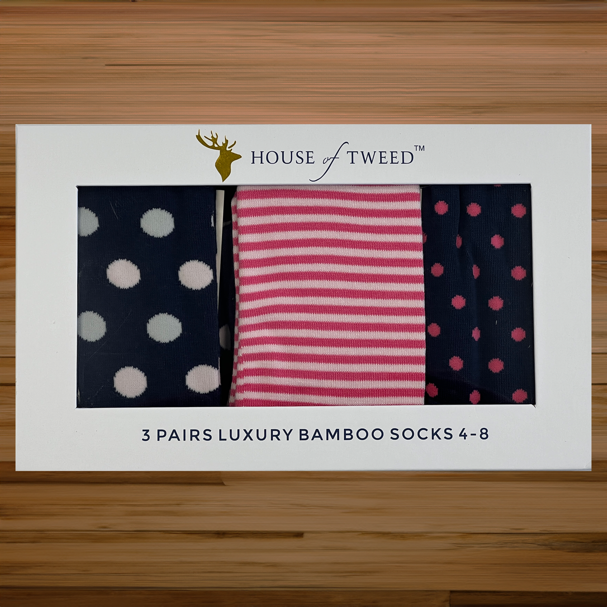 House of Tweed Luxury Womens Bamboo Socks | 3 Pairs - Just £14.99! Shop now at Warwickshire Clothing.