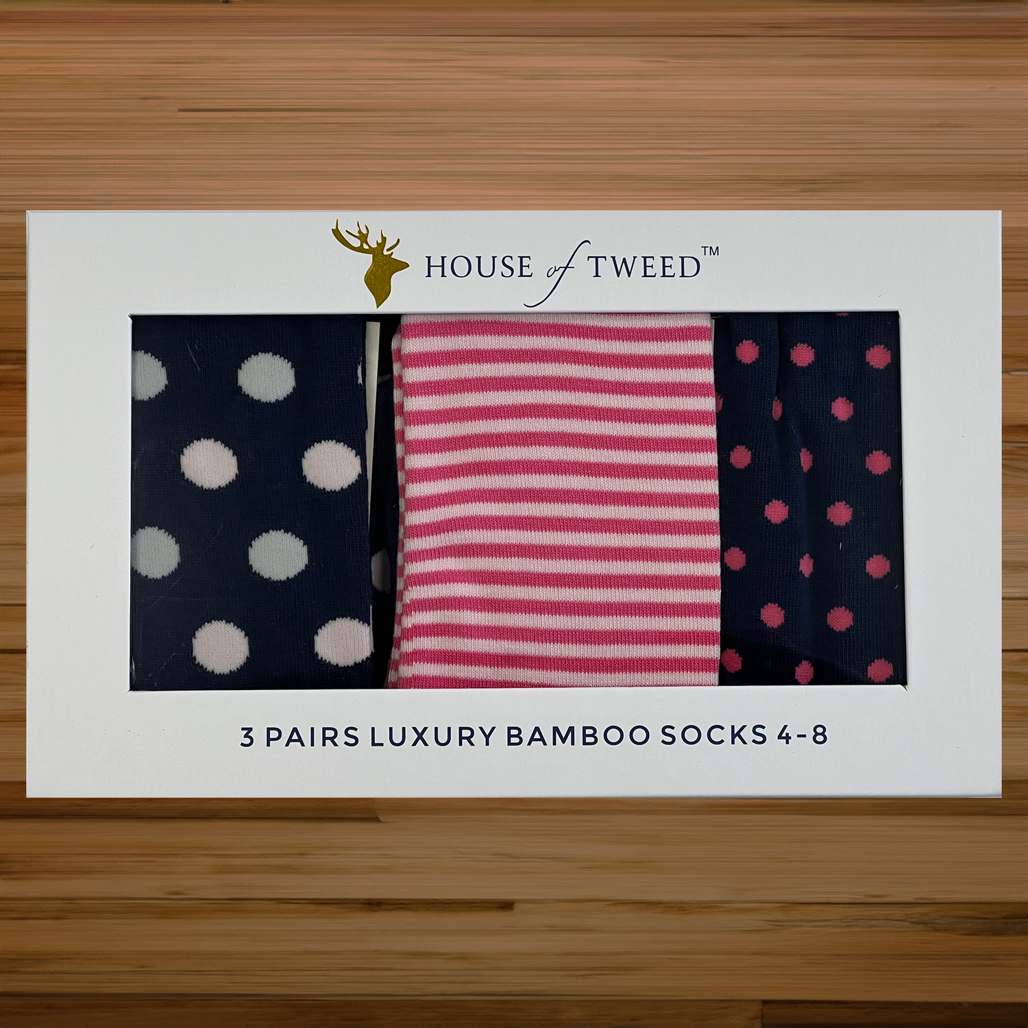 House of Tweed Luxury Womens Bamboo Socks | 3 Pairs - Just £14.99! Shop now at Warwickshire Clothing.