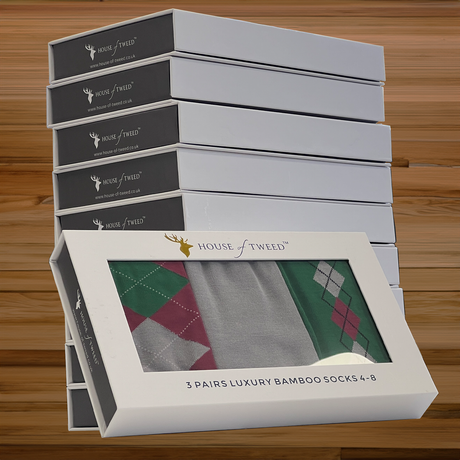 House of Tweed Luxury Womens Bamboo Socks | 3 Pairs - Just £14.99! Shop now at Warwickshire Clothing.
