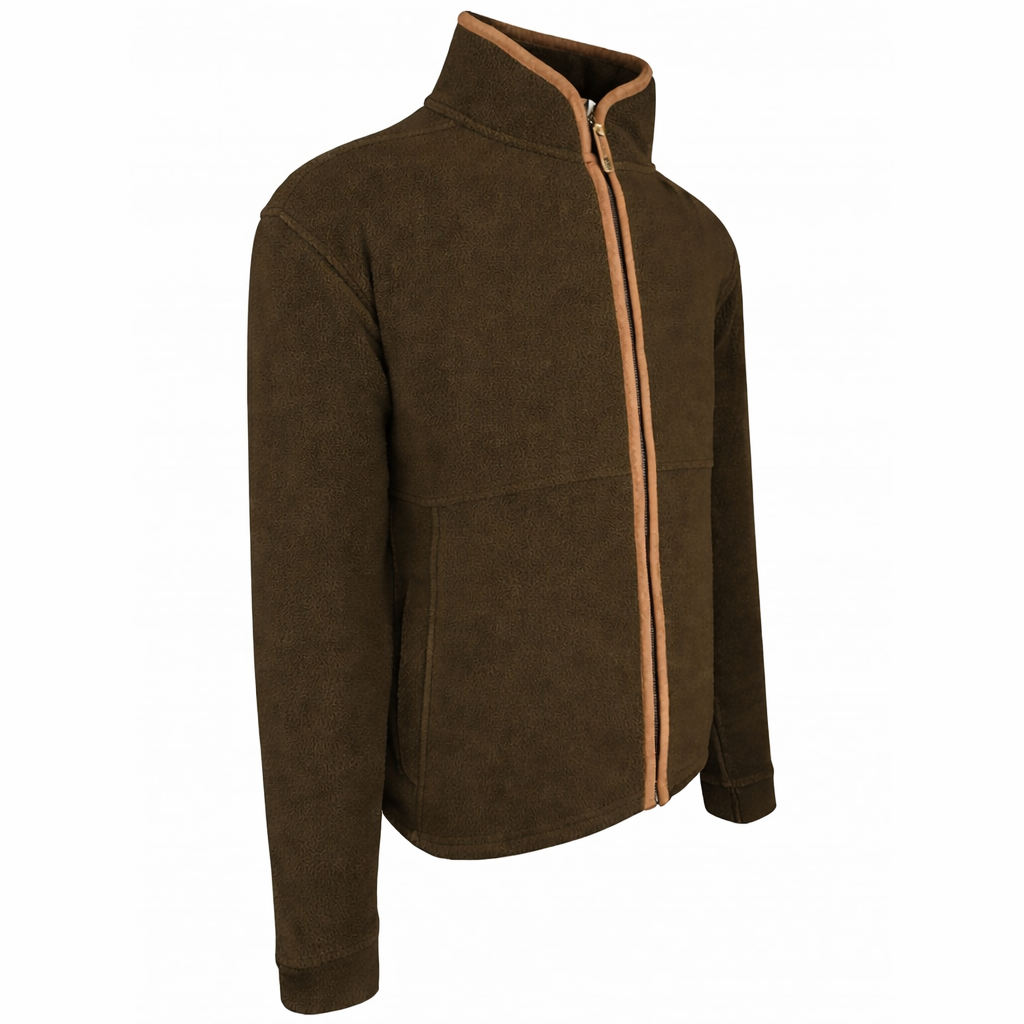 Hazy Blue Finley Mens Full Zip Fleece Jacket