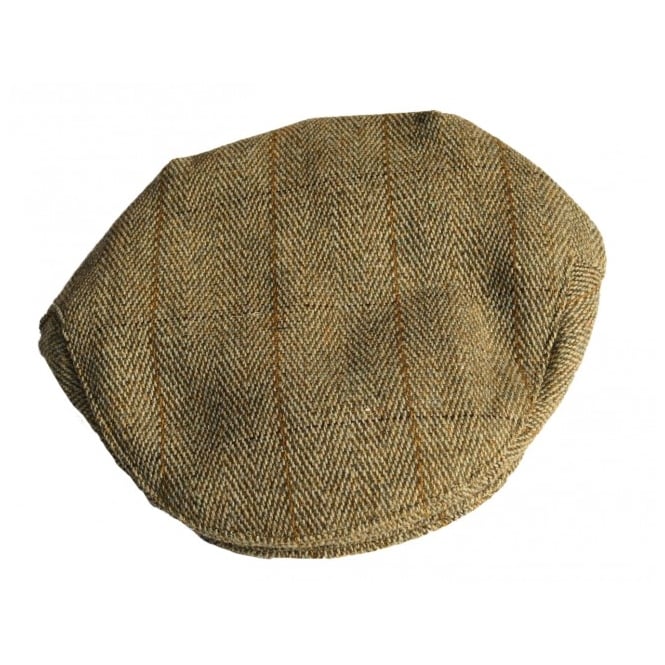 Hazy Blue Traditional Derby Tweed Flat Cap - Just £15! Shop now at Warwickshire Clothing.