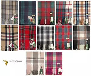 House Of Tweed Scarf Neck Wrap Super Soft Tartan Check Scotland - Just £16.99! Shop now at Warwickshire Clothing.