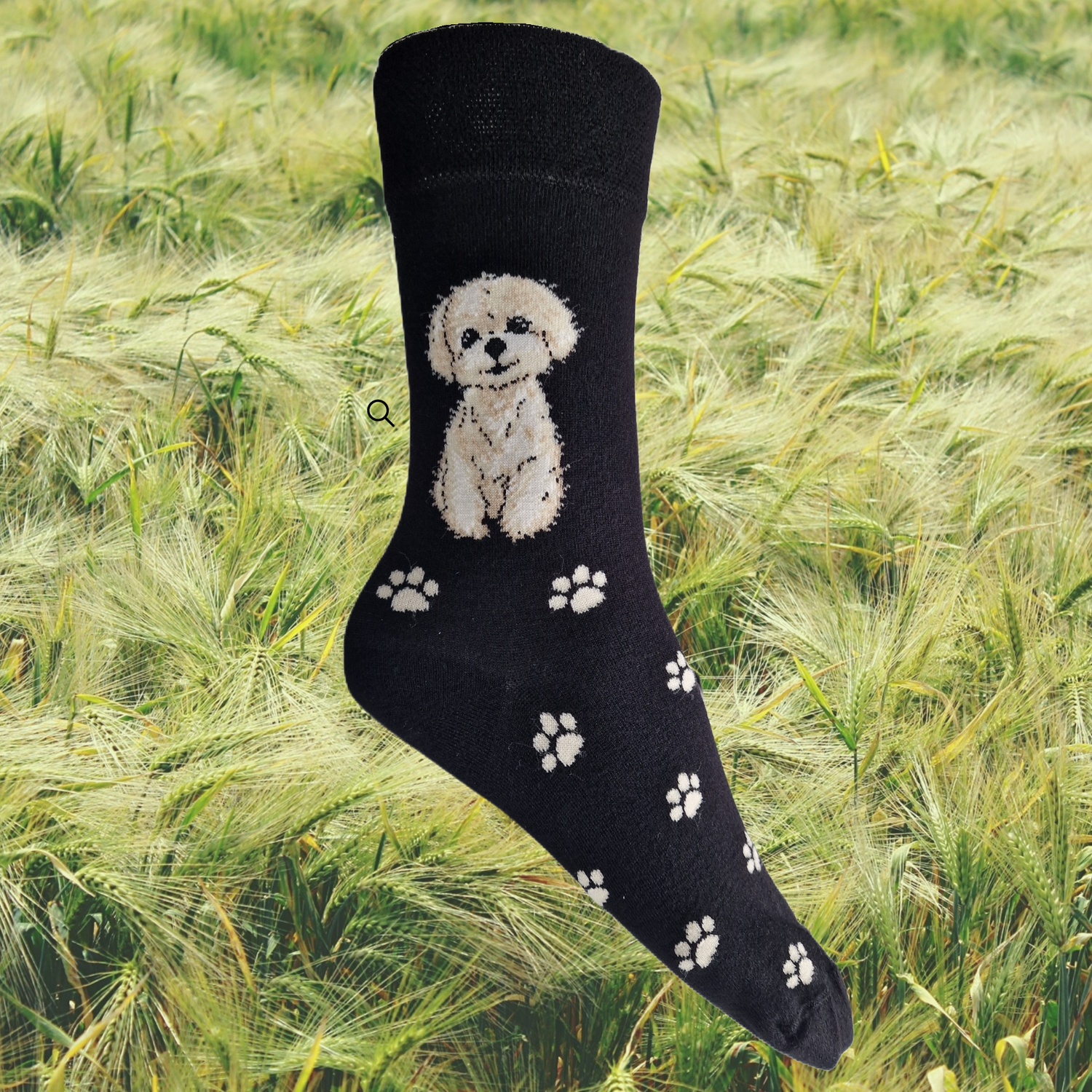 Hazy Blue Womens Dog Socks Bamboo Blend Size 4 to 8 - Just £5.99! Shop now at Warwickshire Clothing.
