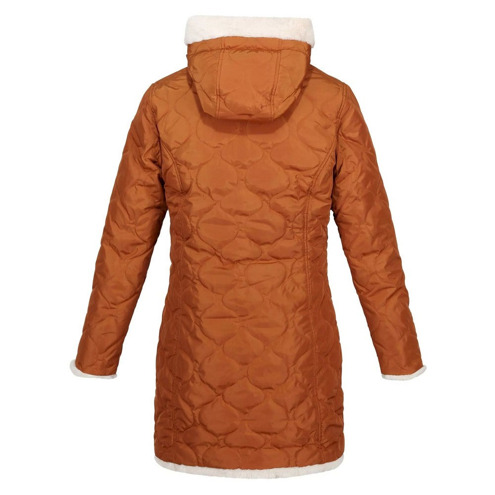 Regatta Women's Caileigh Reversible Parka Jacket - Copper Almond Light Vanilla - Just £39.99! Shop now at Warwickshire Clothing.