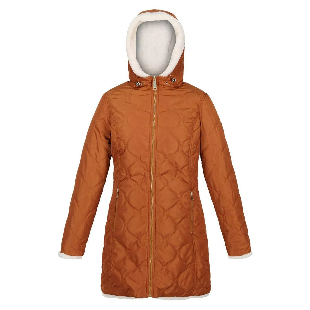 Regatta Women's Caileigh Reversible Parka Jacket - Copper Almond Light Vanilla - Just £39.99! Shop now at Warwickshire Clothing.