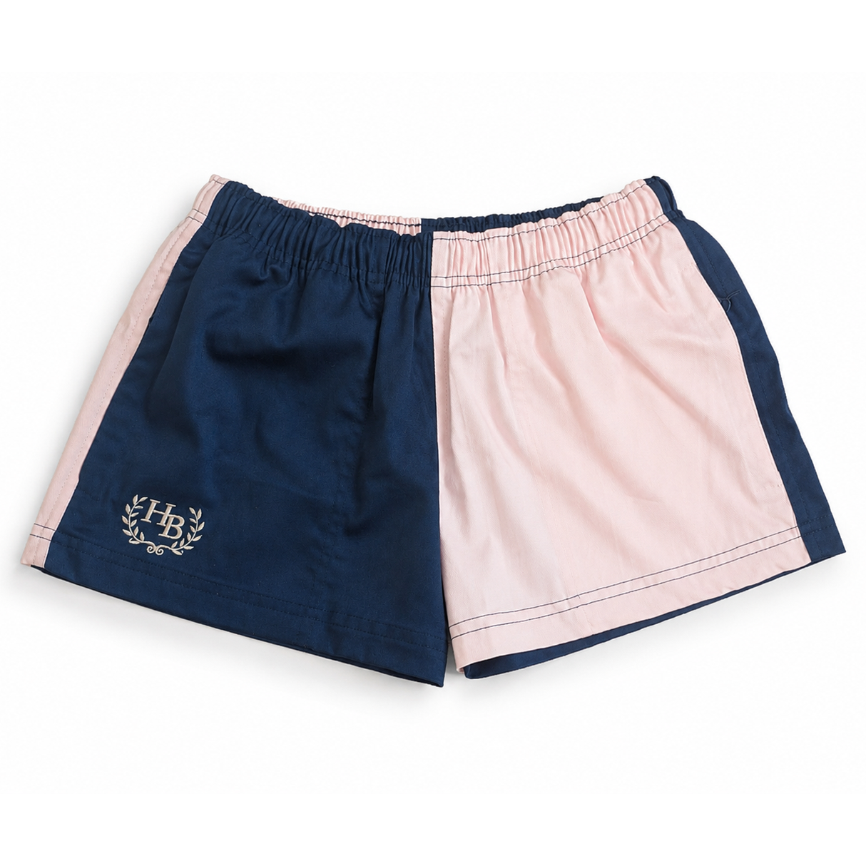 Hazy Blue Nelson - Unisex Coloured Block Shorts
