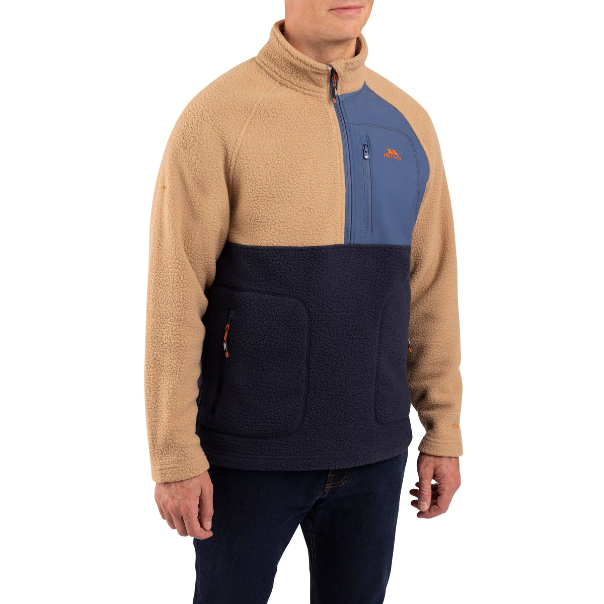 Trespass Mens Half Zip Fleece North
