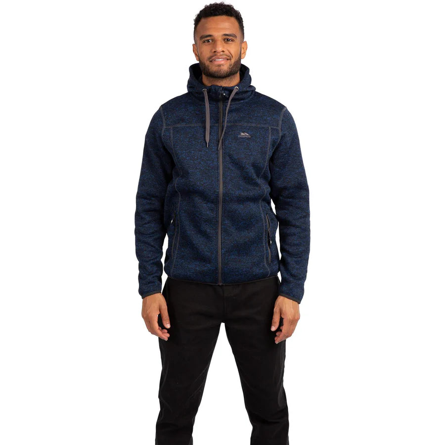 Trespass Mens Odeno B Hooded Full Zip Fleece Jacket - Just £34.99! Shop now at Warwickshire Clothing.