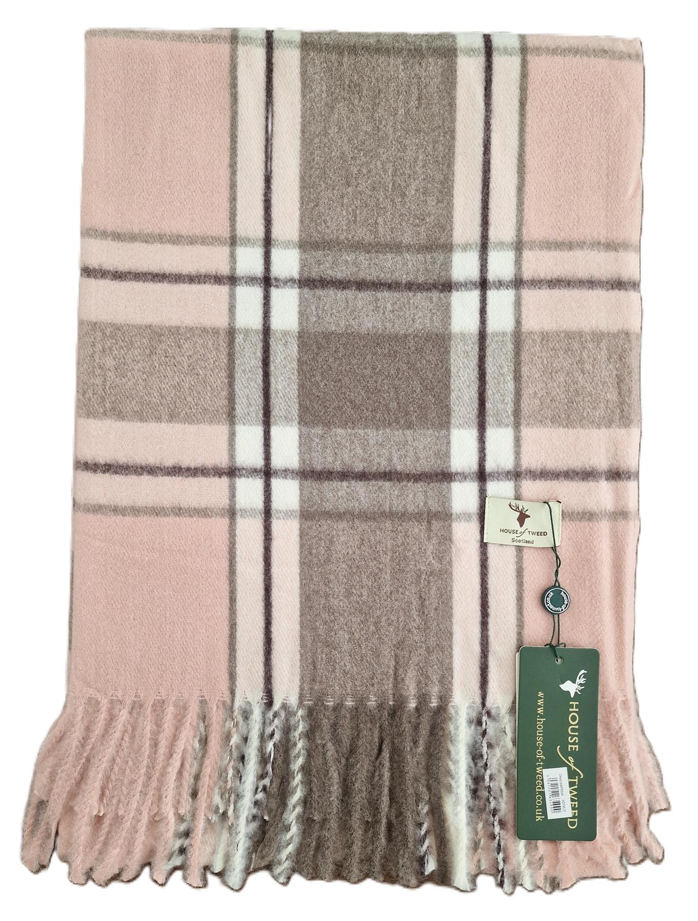 House Of Tweed Scarf Neck Wrap Super Soft Tartan Check Scotland - Just £16.99! Shop now at Warwickshire Clothing.