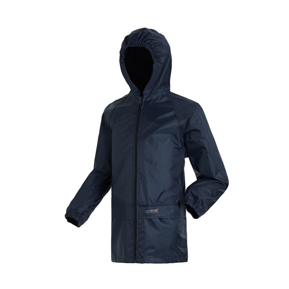 Regatta Kids Navy Stormbreak Jacket & Trousesr Waterproof Suit - Just £19.99! Shop now at Warwickshire Clothing.