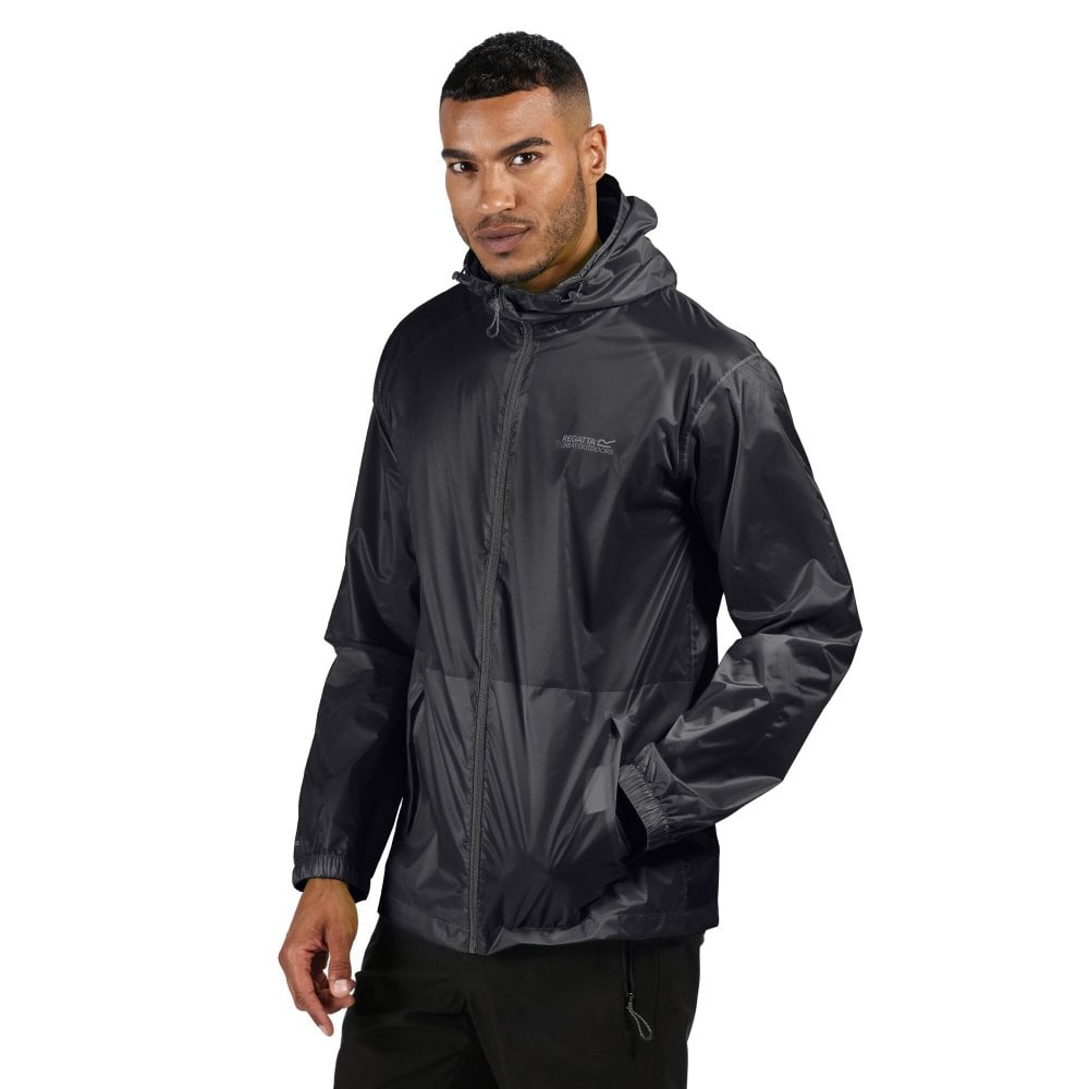Regatta Mens Waterproof Pack It Jacket with Bag - Just £17.99! Shop now at Warwickshire Clothing.