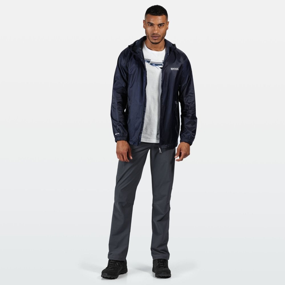 Regatta Mens Waterproof Pack It Jacket with Bag - Just £17.99! Shop now at Warwickshire Clothing.