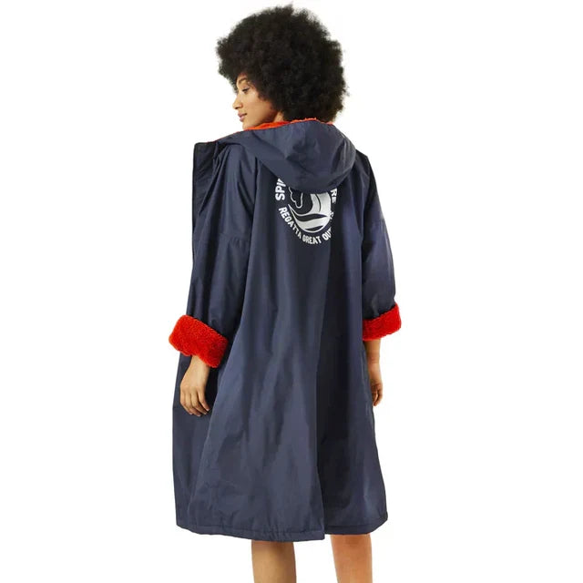 Regatta Adult's Waterproof Changing Robe | Navy