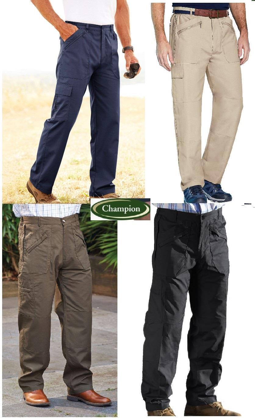 Champion Wenlock Mens Trousers Multi pocket - Just £19.99! Shop now at Warwickshire Clothing.