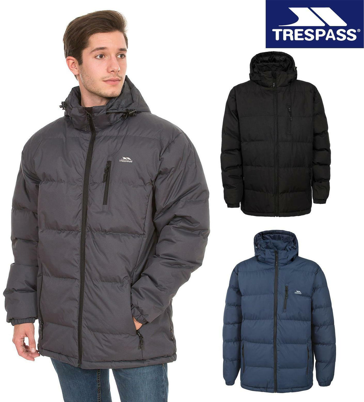 Trespass Mens Clip Padded Insulated Jacket - Just $37.99! Shop now at Warwickshire Clothing. Free Dellivery.