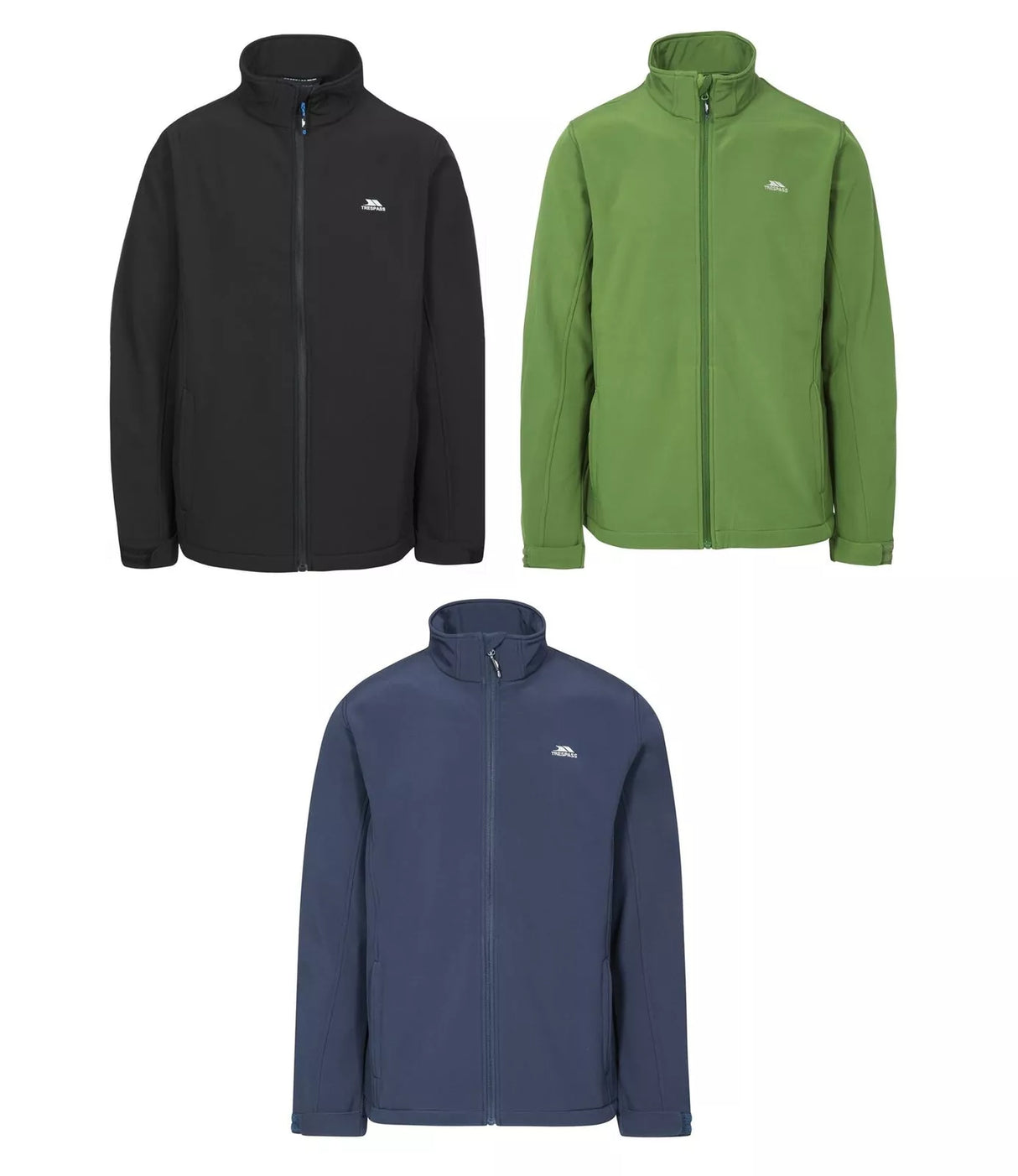 Trespass Mens Vander Softshell Full Zip Jacket - Just £19.99! Shop now at Warwickshire Clothing.