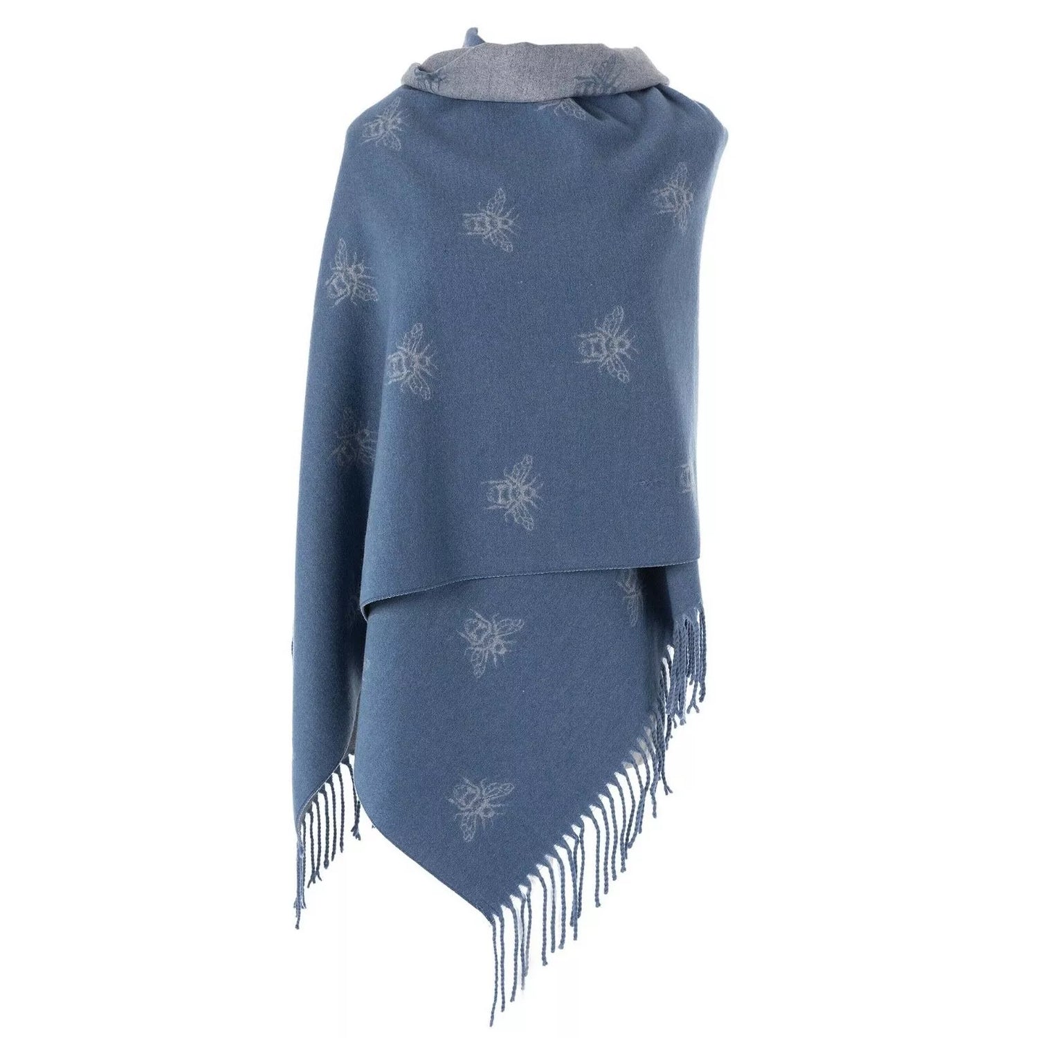 House of Tweed Cashmere Blend Reversible Scarf - Bee - Just £14.99! Shop now at Warwickshire Clothing.