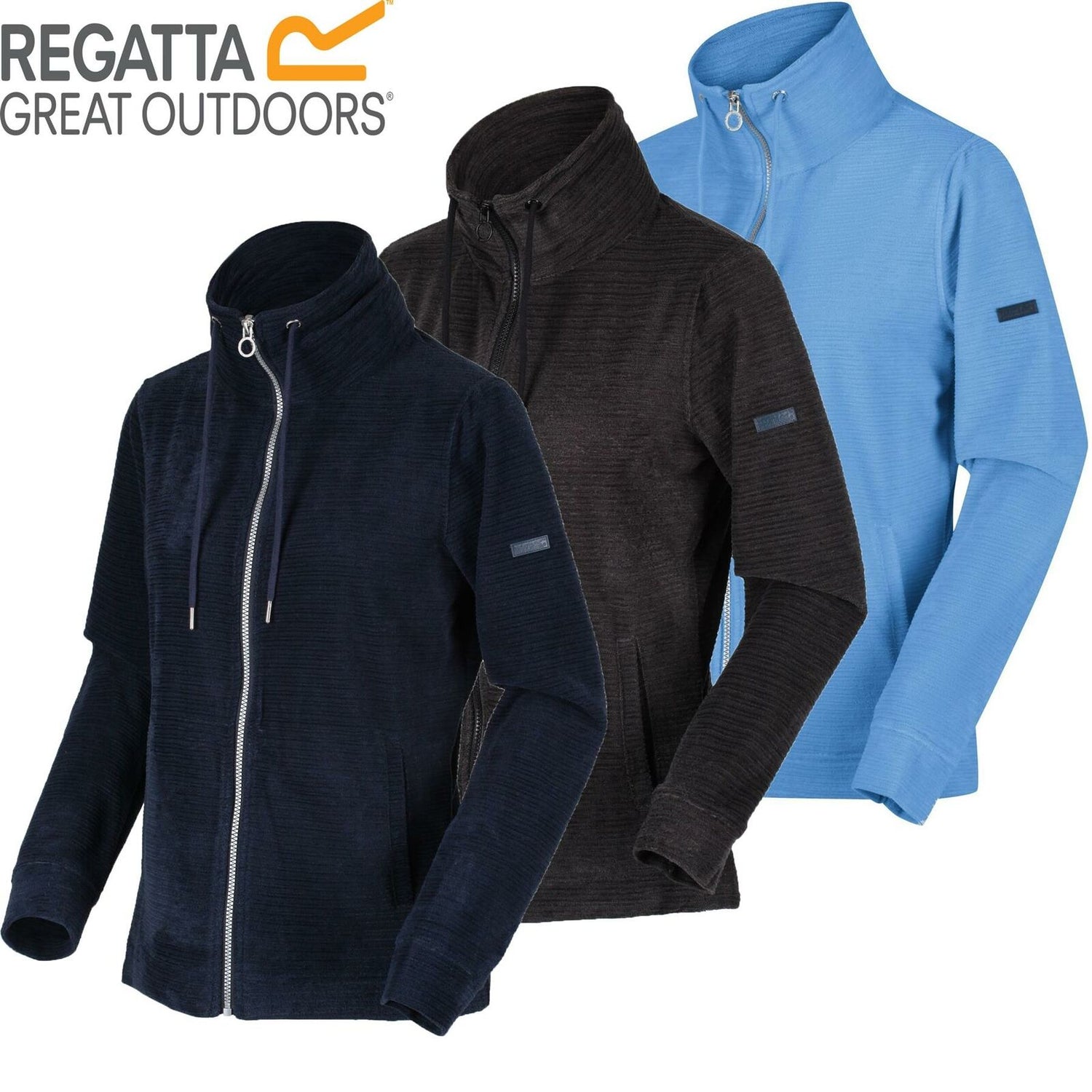 Regatta Womens Edlyn Full Zip Lightweight Stretch Fleece - Just £19.99! Shop now at Warwickshire Clothing.