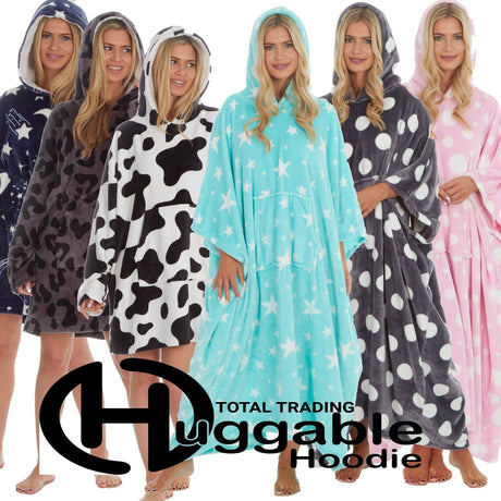 Cosy & Snug Oversized Fleece Blanket with Hood - Just £19.99! Shop now at Warwickshire Clothing.