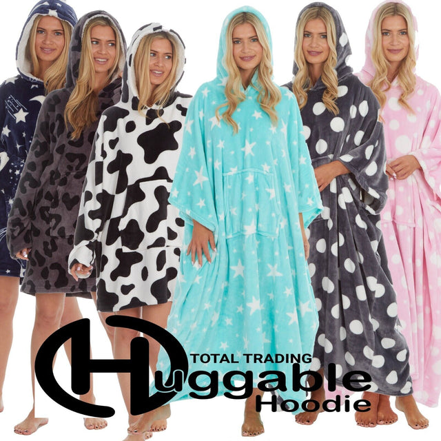 Cosy & Snug Oversized Fleece Blanket with Hood - Just £19.99! Shop now at Warwickshire Clothing.