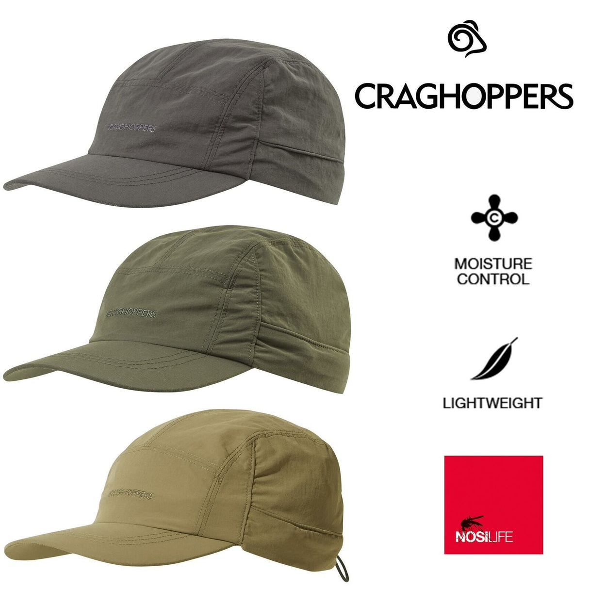 Craghopper NosiLife Desert Hat II - Just £19.50! Shop now at Warwickshire Clothing.