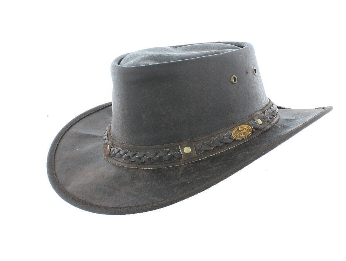 Hazy Blue Crushable Darwin Australian Style Hat - Just £19.99! Shop now at Warwickshire Clothing.
