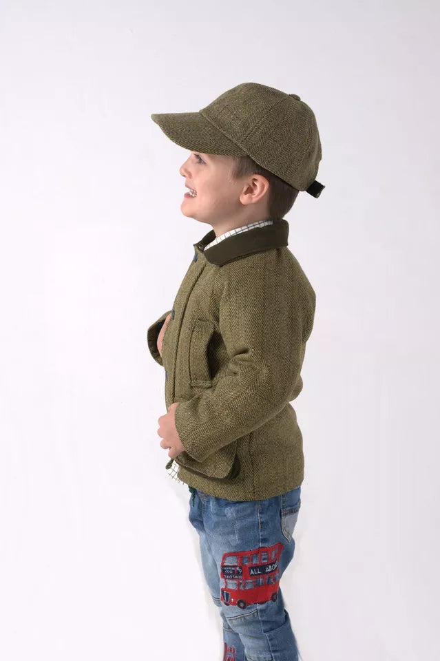 Bronte Kids Unisex Tweed Racing Jacket – Timeless Country Elegance - Just £44.99! Shop now at Warwickshire Clothing.