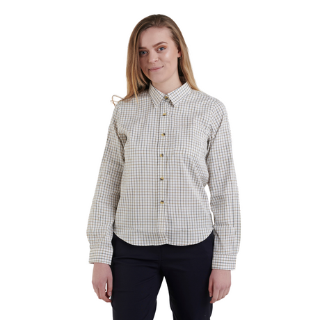 Country Classics Womens Check Long Sleeve Shirts - Tattersall Green - Just £16.99! Shop now at Warwickshire Clothing.
