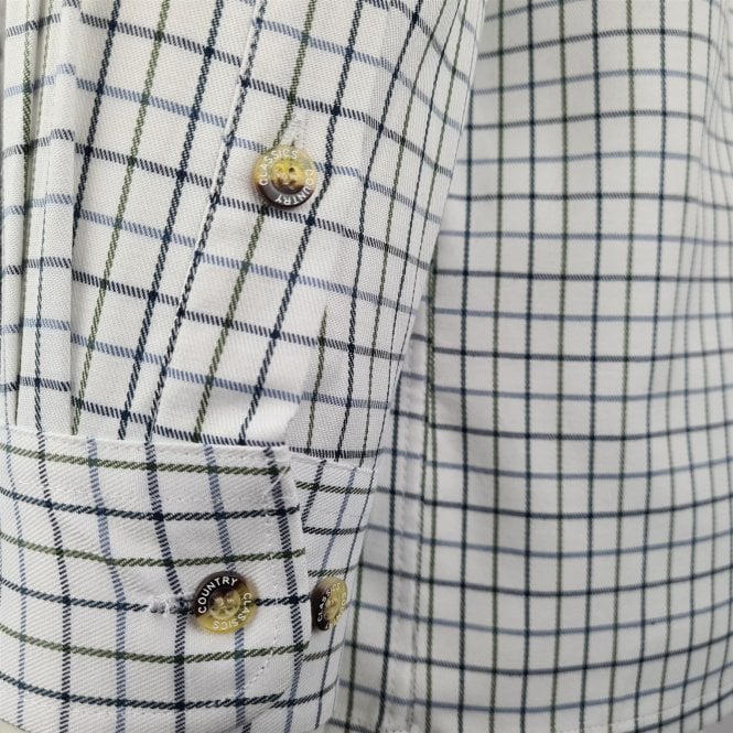 Country Classics Mens Long Sleeve Check Shirt - Tattersall - Just £18.99! Shop now at Warwickshire Clothing.