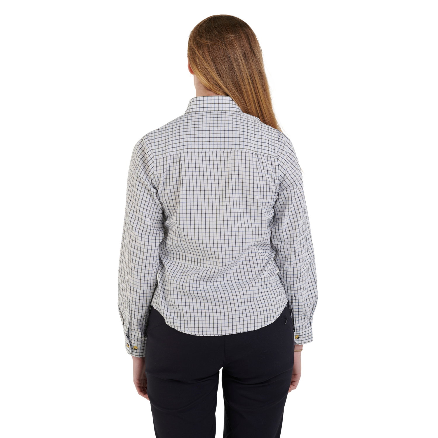 Country Classics Womens Check Long Sleeve Shirts - Tattersall Blue - Just £16.99! Shop now at Warwickshire Clothing.