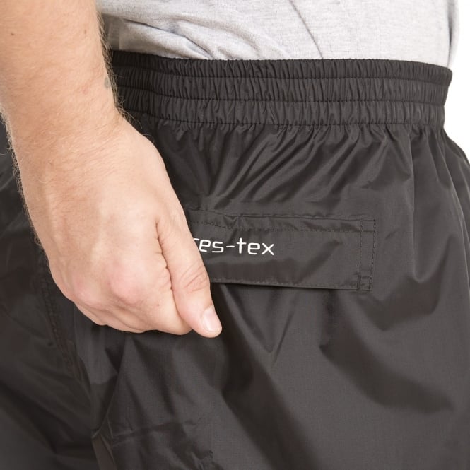 Trespass Qikpac Adults Packaway Unisex Waterproof Trousers - Just £17.99! Shop now at Warwickshire Clothing.
