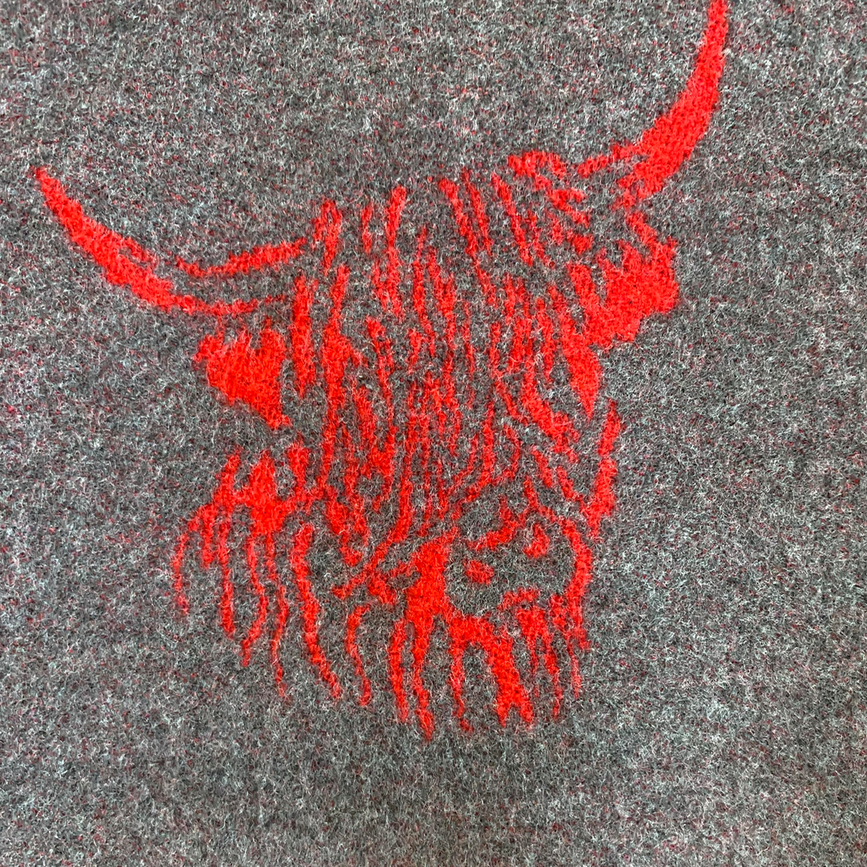 House of Tweed Reversible Highland Cow Print Scarf - Just £14.99! Shop now at Warwickshire Clothing.