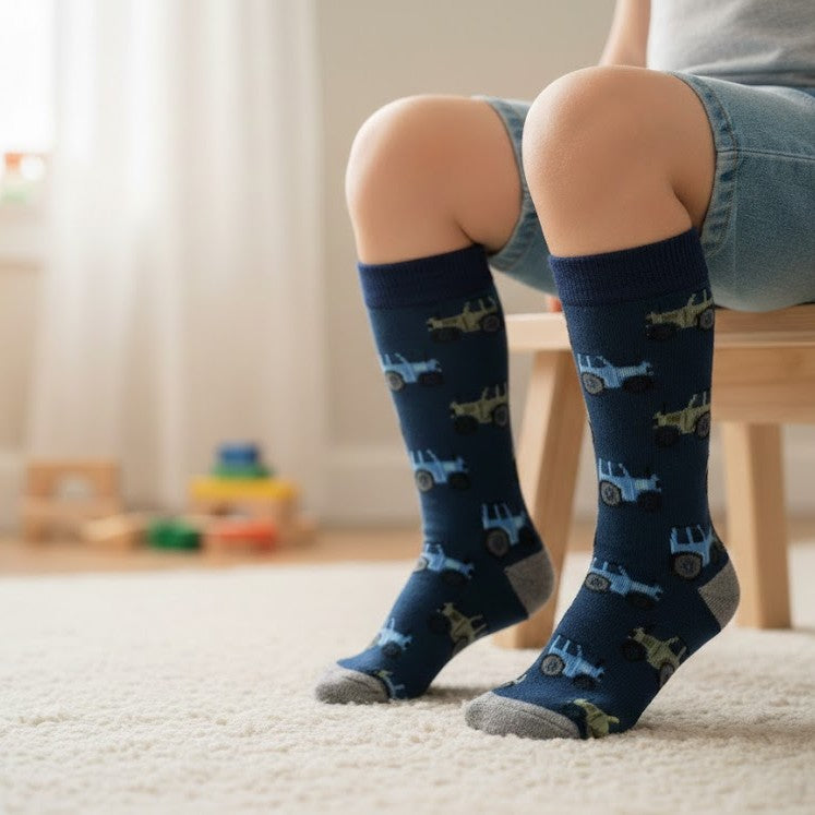Hazy Blue Kids Welly Socks: Cozy Comfort for Little Adventurers