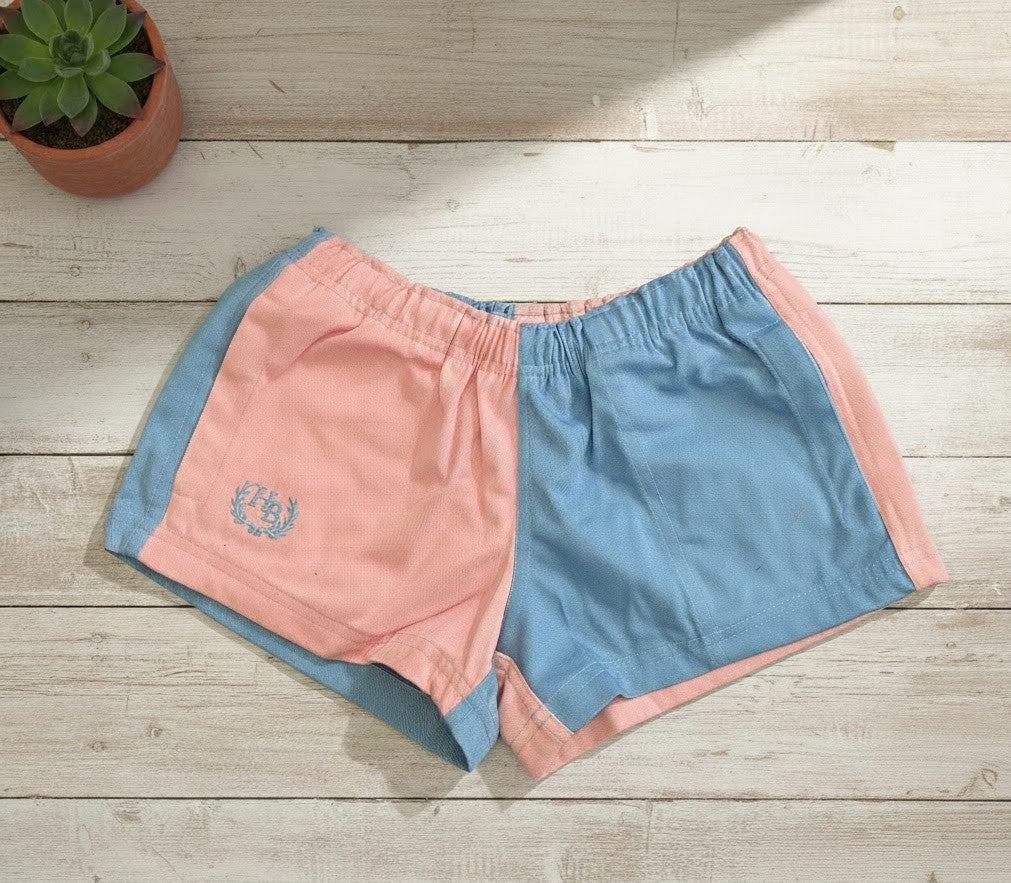 Hazy Blue Harper Colour Block Kids Shorts - Unisex Sports & Leisure