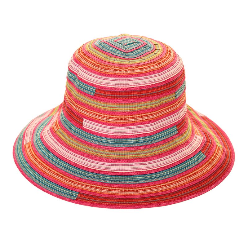 Womens Stripe Pattern Bucket Hat - Just £12.99! Shop now at Warwickshire Clothing.