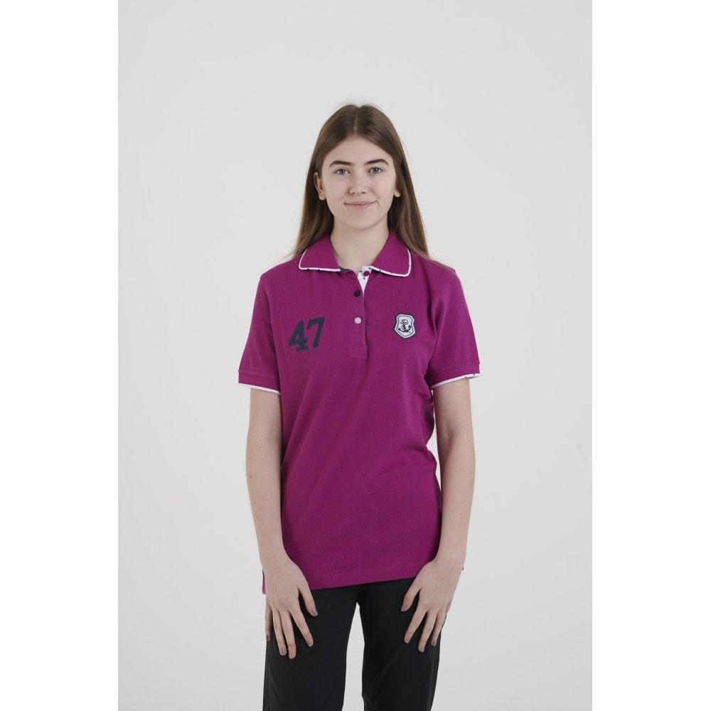 Hazy Blue Womens Short Sleeve Polo Shirt - Abby - Just £14.99! Shop now at Warwickshire Clothing.