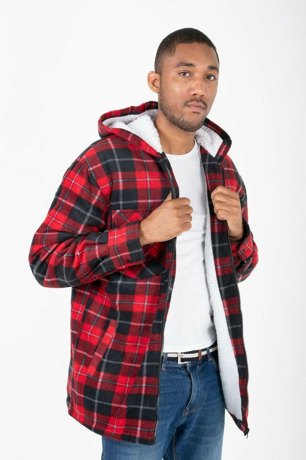 Hazy Blue Naxter Lumberjack Flannel Zip Up Hooded Jacket - Just £22.99! Shop now at Warwickshire Clothing.