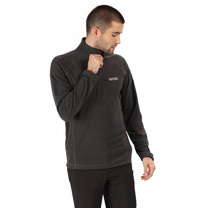 Regatta Montes Mens Half Zip Fleece Lightweight Jumper Pullover - Just £12.49! Shop now at Warwickshire Clothing.
