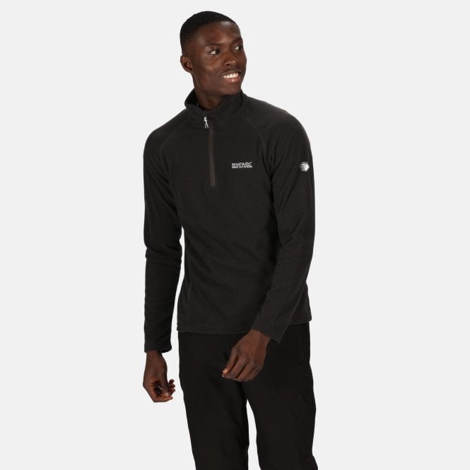 Regatta Montes Mens Half Zip Fleece Lightweight Jumper Pullover - Just £12.49! Shop now at Warwickshire Clothing.